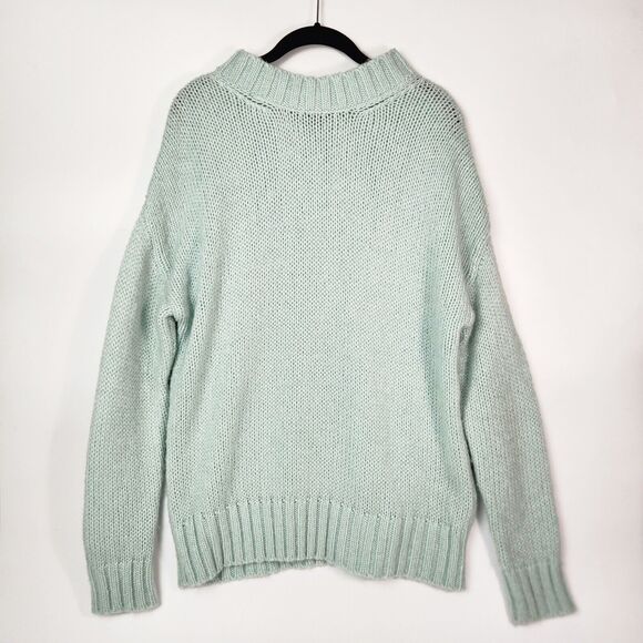 French Connection Sweater Womens Sz XS Mohair Blend Knitted Boho Feminine Modest - Picture 8 of 11